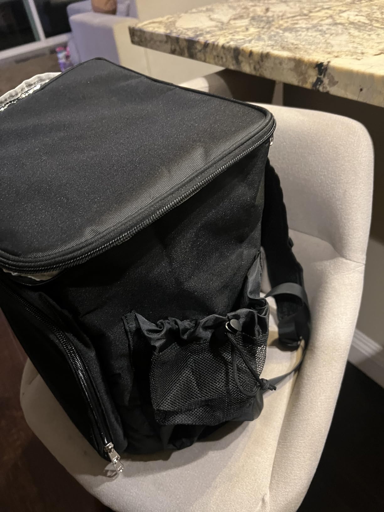Hairstylist Traveling Bag, Large Capacity Barber Travel Backpack, Hairdresser Bag with Adjustable Dividers, Hair Tools Travel Case, Professional Cosmetology Bags for Supplies, Hair Stylist Must Haves customer photo 1