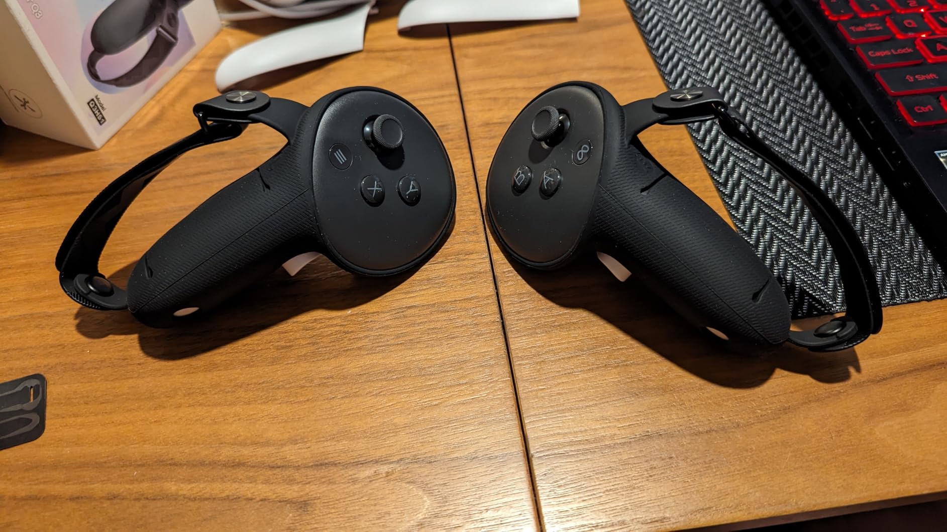 AMVR Upgraded Controller Grips Cover Compatible with Meta/Oculus Quest 3S/Quest 3 Accessories, with Battery Opening Cover and Knuckle Straps Protector customer photo 1