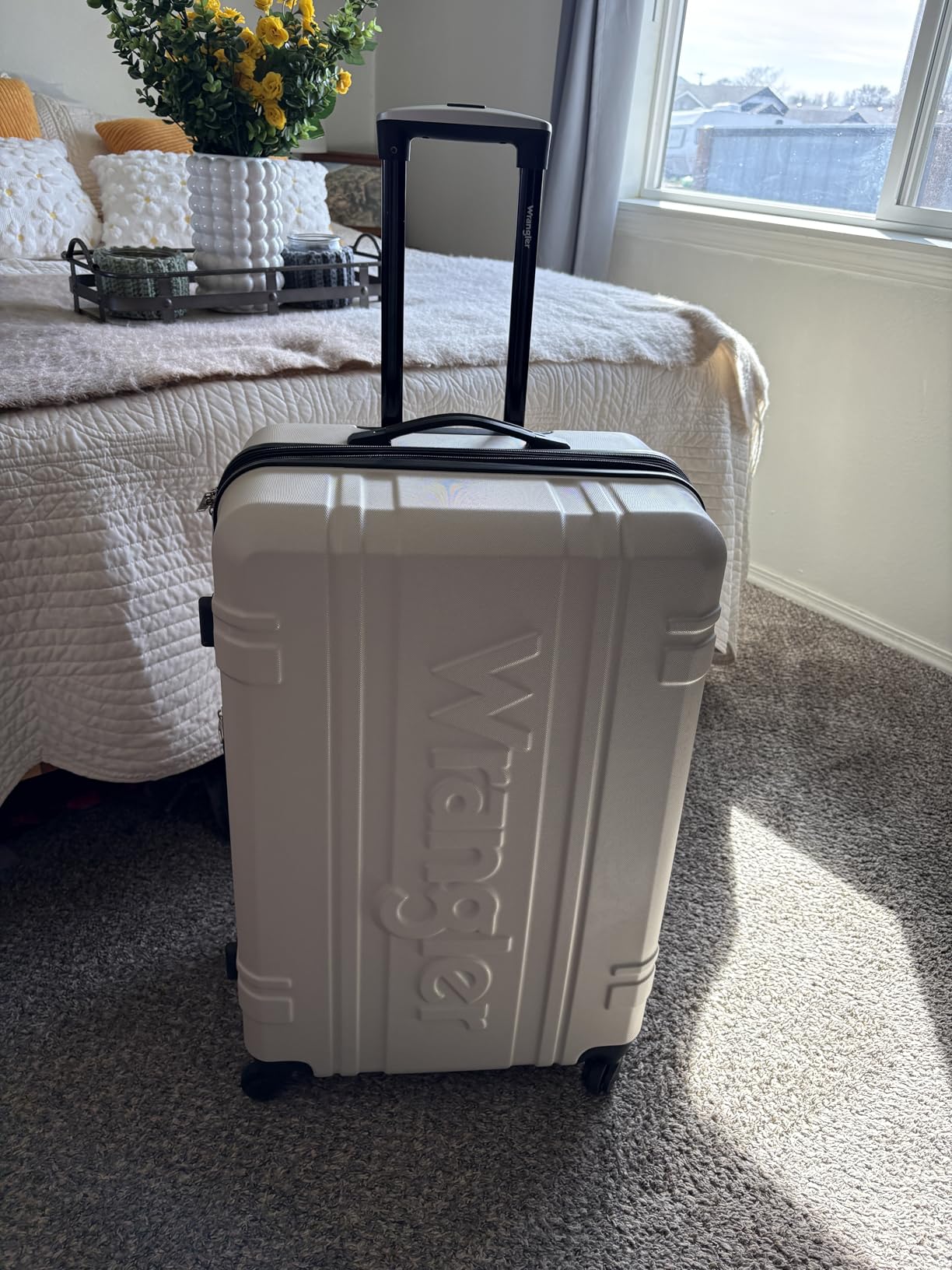 Wrangler 3 Piece Astral Travel Luggage Set, Fog customer photo 1