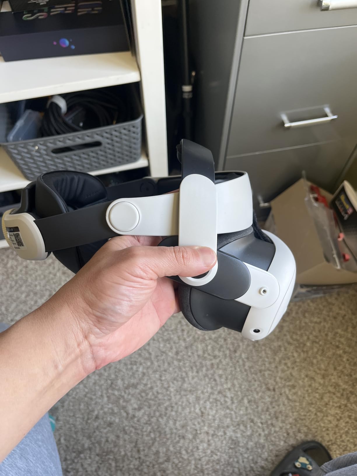 BOBOVR M3 Pro Battery Pack Head Strap Accessories, Compatible with Meta Quest 3/Quest 3S, Reduce Facial Stress, Magnetic Battery Swap Design customer photo 1