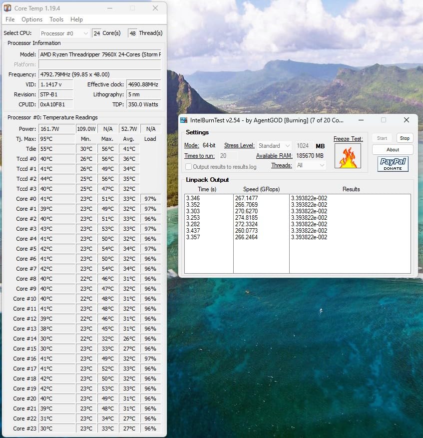 Ryzen Threadripper 7960X 24-Core, 48-Thread Processor customer photo 2