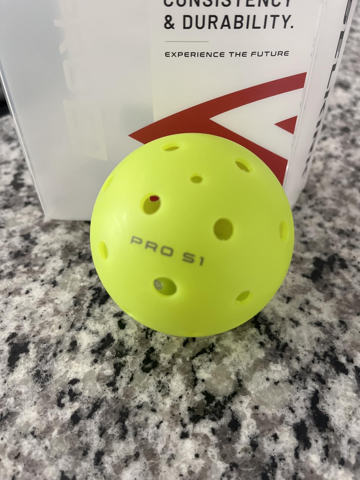 Selkirk Sport Pro S1 Ball | Crack-Resistant | 38 Hole Outdoor Pickleball Balls | USAPA Approved Pickle Ball for Tournament Play | Advanced Aerodynamics customer photo 1