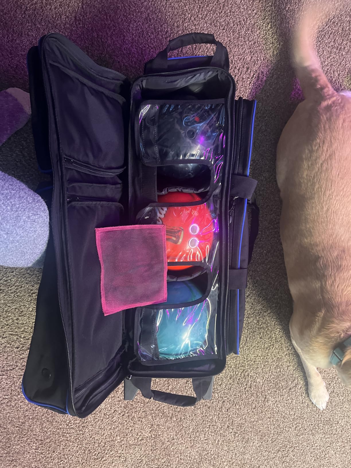 Goloni 3 Ball Bowling Bags with Wheels - Rolling Bowling Bag for 3 Balls & Accessories customer photo 2
