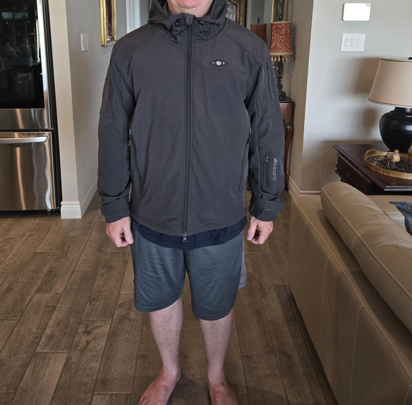 Heated Jackets for Men with 9V 18400mAh Battery Pack Included Windproof Waterproof for Snowboarding customer photo 1