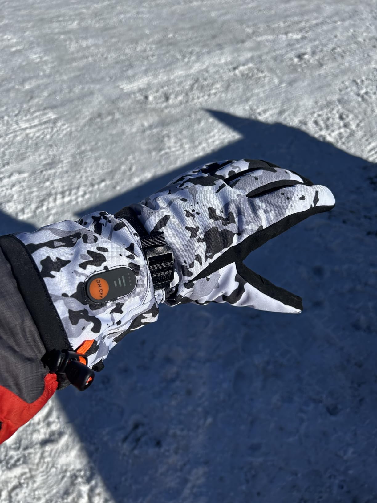 WASOTO Heated Gloves for Men Women with 7.4V 22.2WH Rechargeable Battery Waterproof Heated Ski Gloves customer photo 1