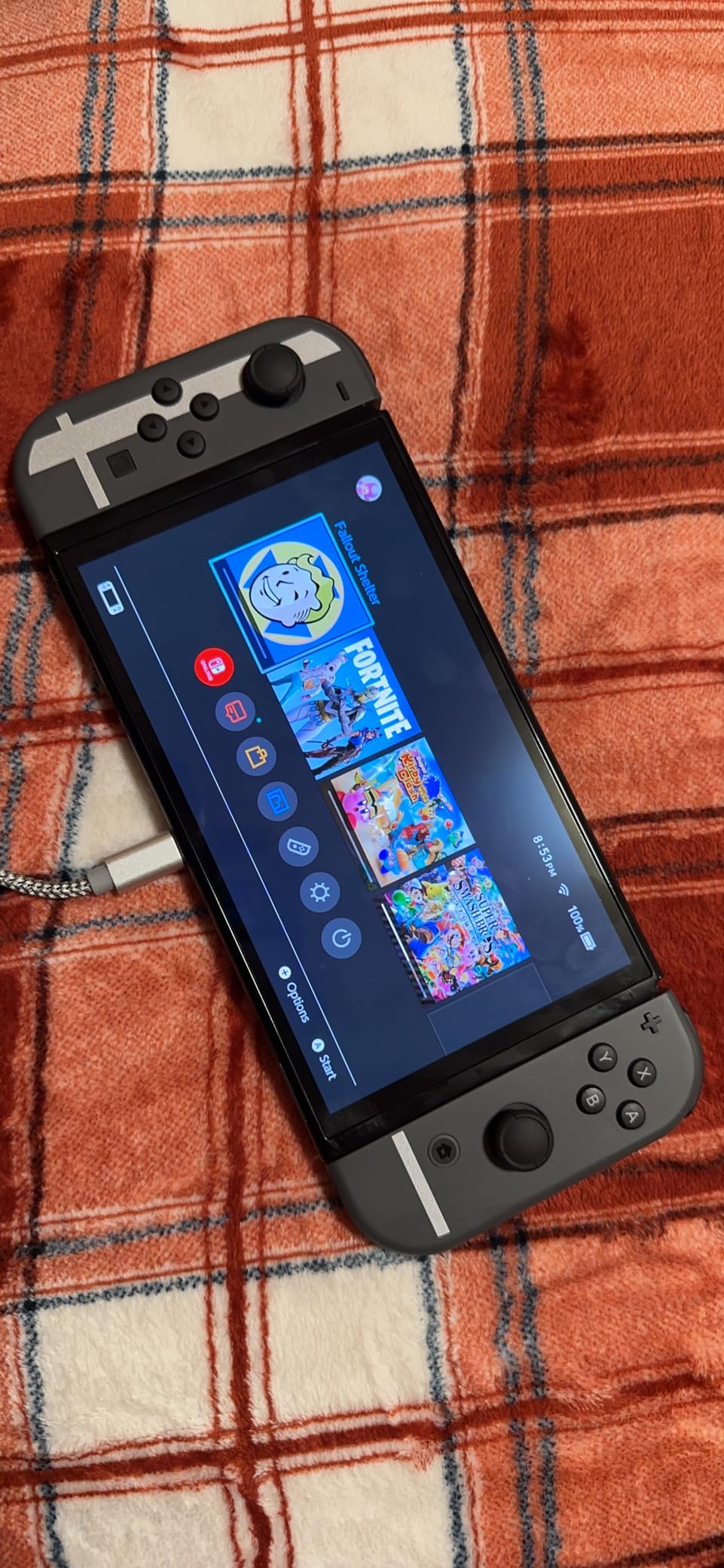 Nintendo Switch™ - OLED Model: Super Smash Bros.™ Ultimate Bundle (Full Game Download + 3 Mo. Nintendo Switch Online Membership Included) customer photo 2