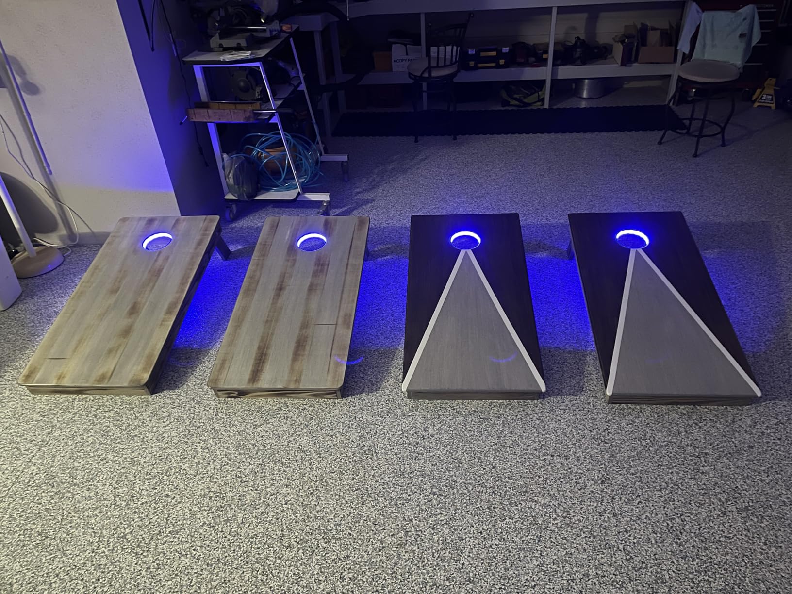 Brightz LED Cornhole Board Ring Lights, 2-Pack - 48-Hour Battery Life - Illuminate Your Game with Dazzling Glows and Ultimate Style for Non-Stop Evening Fun and Excitement (Includes Hole Lights Only) customer photo 1