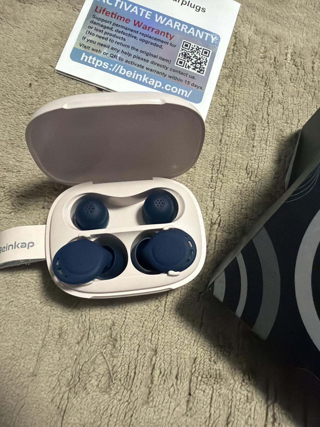 Ear Plugs for Sleeping Noise Reduction, Beinkap Reusable Earplugs Hearing Protection for Focus, Study, Work - 6 Pair Eartips in S/M/L - Flexible Silicone Soft - 35dB Noise Cancelling with Storage Case customer photo 2