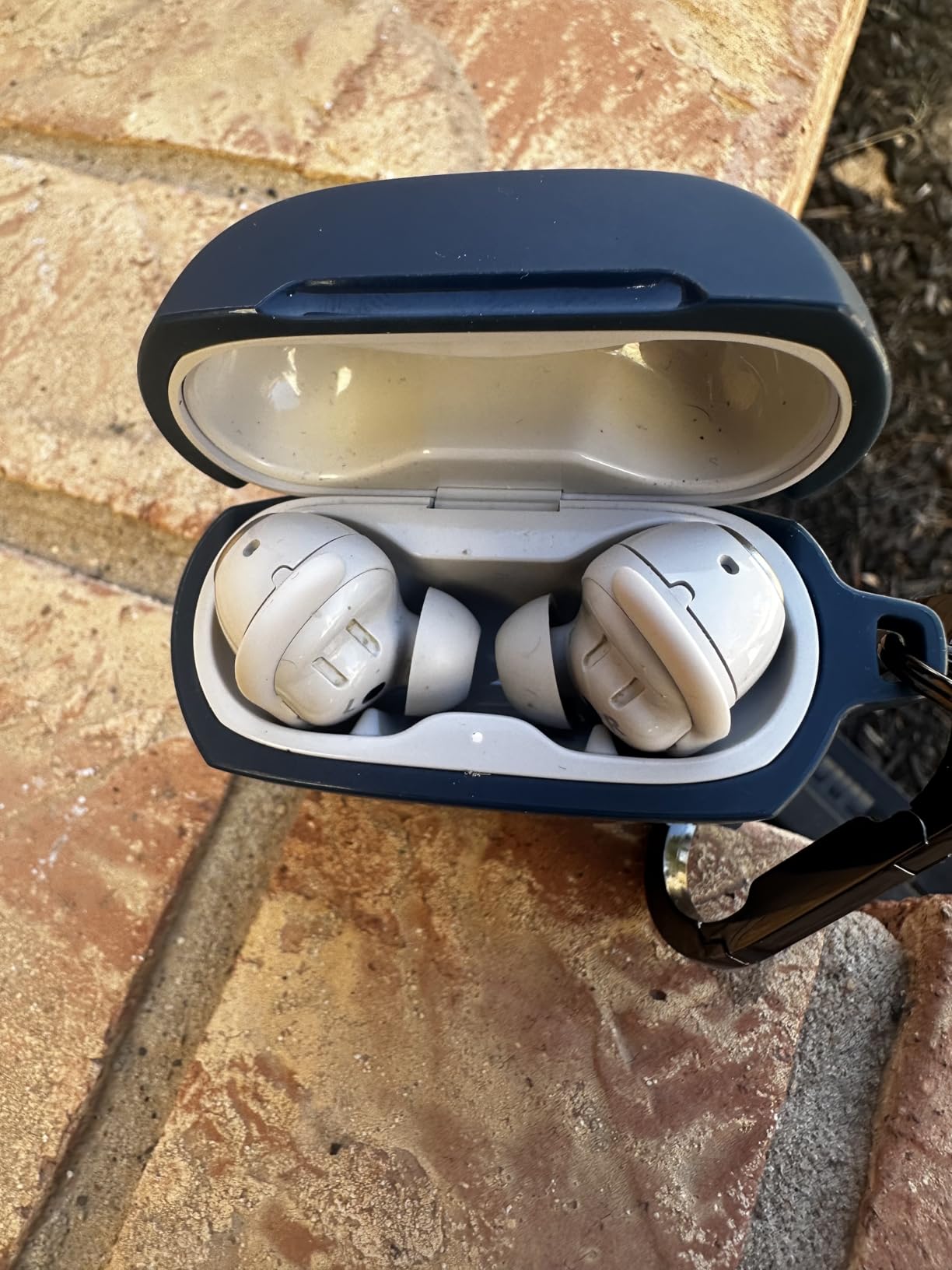 Protective Cases for Bose QuietComfort Earbuds II 2022 / QuietComfort Ultra/Ultra Earbuds 2nd Gen, Shockproof Case Cover for Bose QC ii 2 & Ultra Case Accessories with Carabiner, Black customer photo 1
