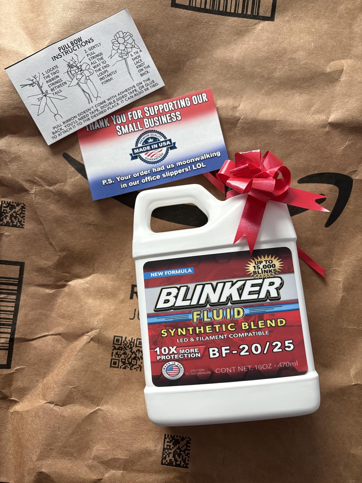 Jergrim Blinker Fluid, Funny Gag Gifts, Great for White Elephant Gift for Adult,Men&Women Christmas Secret Santa,Mechanic, Novelty, Car Guy, Prank, Gifts for Person who has Everything or Want Nothing customer photo 1