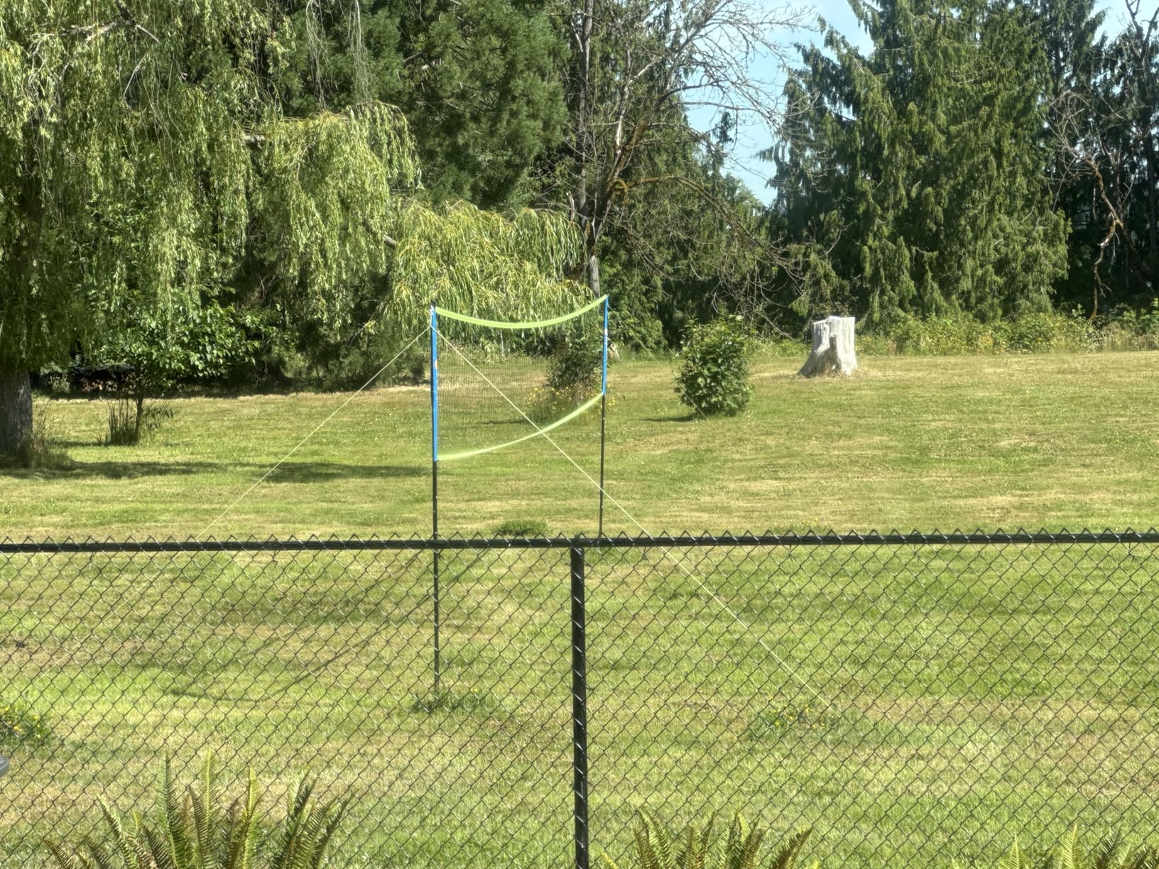 32ft Regulation Size Portable Outdoor Volleyball Net Set System for Backyard Beach with Height Adjustable Poles, PU Volleyball and Pump, Carry Bag, Boundary Line - Easy Set Up & Anti-Sagging customer photo 1