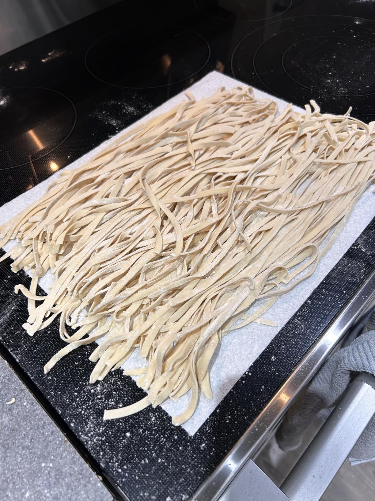 VEVOR Electric Pasta Maker, 150W Automatic Noodle Maker Machine with 8 Pasta Shapes, 4 Intelligent Modes, 500g Flour Capacity Pasta Maker Machine with Measuring Cups, Cleaning Brush for Home Kitchen customer photo 1