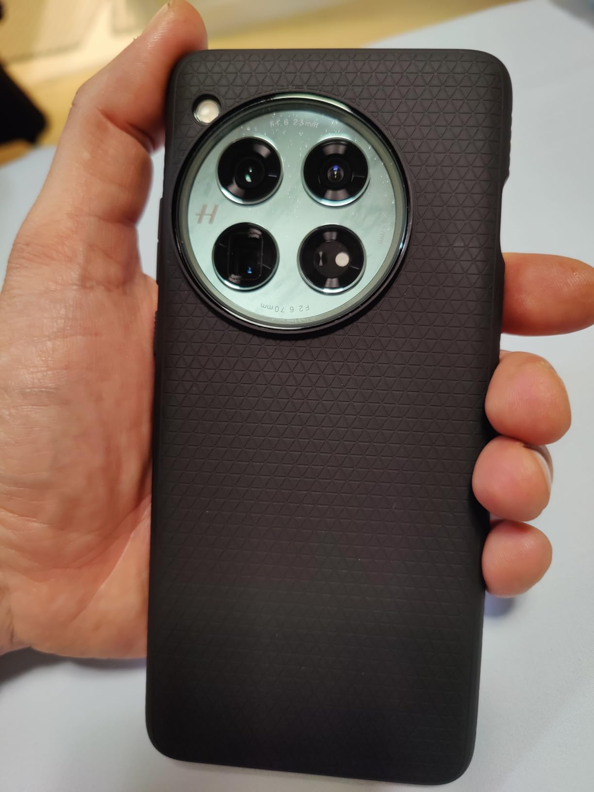 Spigen Liquid Air Designed for OnePlus 12 Case (2024) - Matte Black with Cooling Design customer photo 1