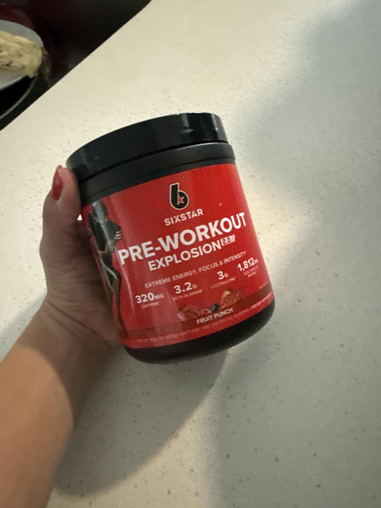 Six Star Pre-Workout Powder for Men & Women, Fruit Punch (30 Servings) - Preworkout Explosion 2.0 Energy Powder Drink Mix with Beta-Alanine & Caffeine - Sports Nutrition Supplement Products customer photo 1