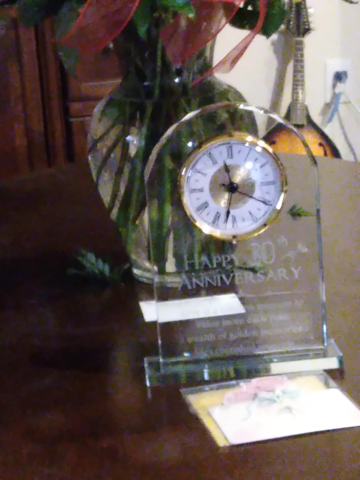 YWHL 40th Wedding Anniversary Clock Gifts for Husband Wife, Happy 40th Anniversary Clock for Parents, 40 Year Anniversary Surprise Gifts for Couple (Battery not Included) customer photo 2