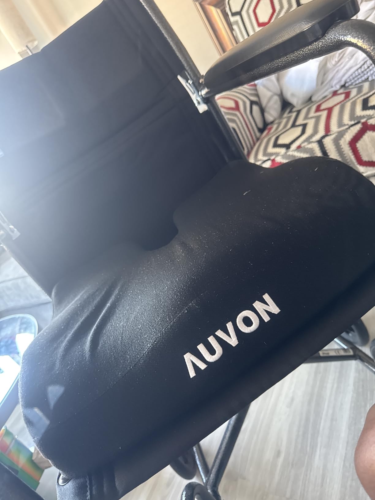 AUVON Anti-Slip Wheelchair Cushions with Front High Rear Low & Hump Design, Ergonomic Seat Cushion to Optimize Sitting Posture, Chair Cushions Relieve Sciatica, Back, Pressure Sore & Ulcer Pain customer photo 1