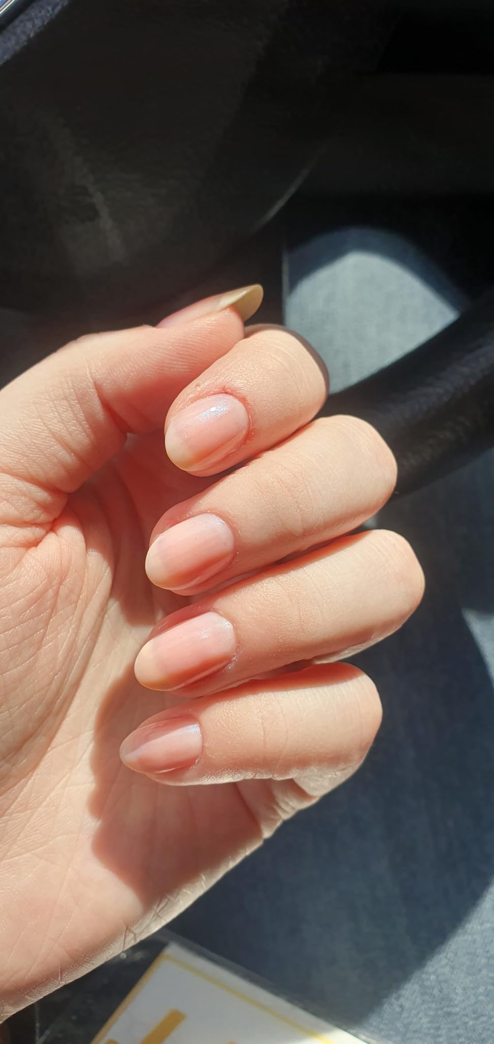 modelones Nail Strengthener, Milky White Nail Polish Nail Repair for Damaged Nails Hardener Air Dry Nail Growth Polish Natural Nail Concealer Foundation Gifts for Women 15ml customer photo 2