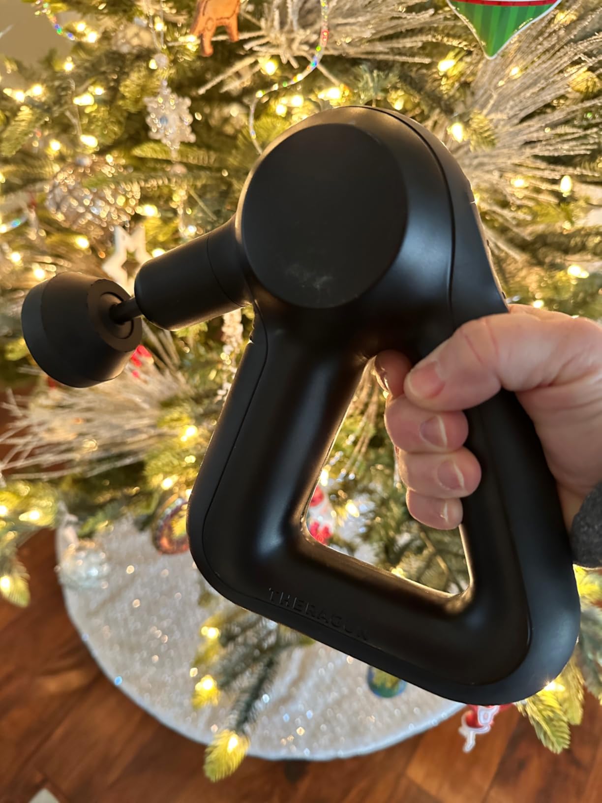 Therabody Relief Handheld Percussion Massage Gun - Easy-to-Use, Comfortable & Light Personal Massager for Every Day Pain Relief customer photo 1