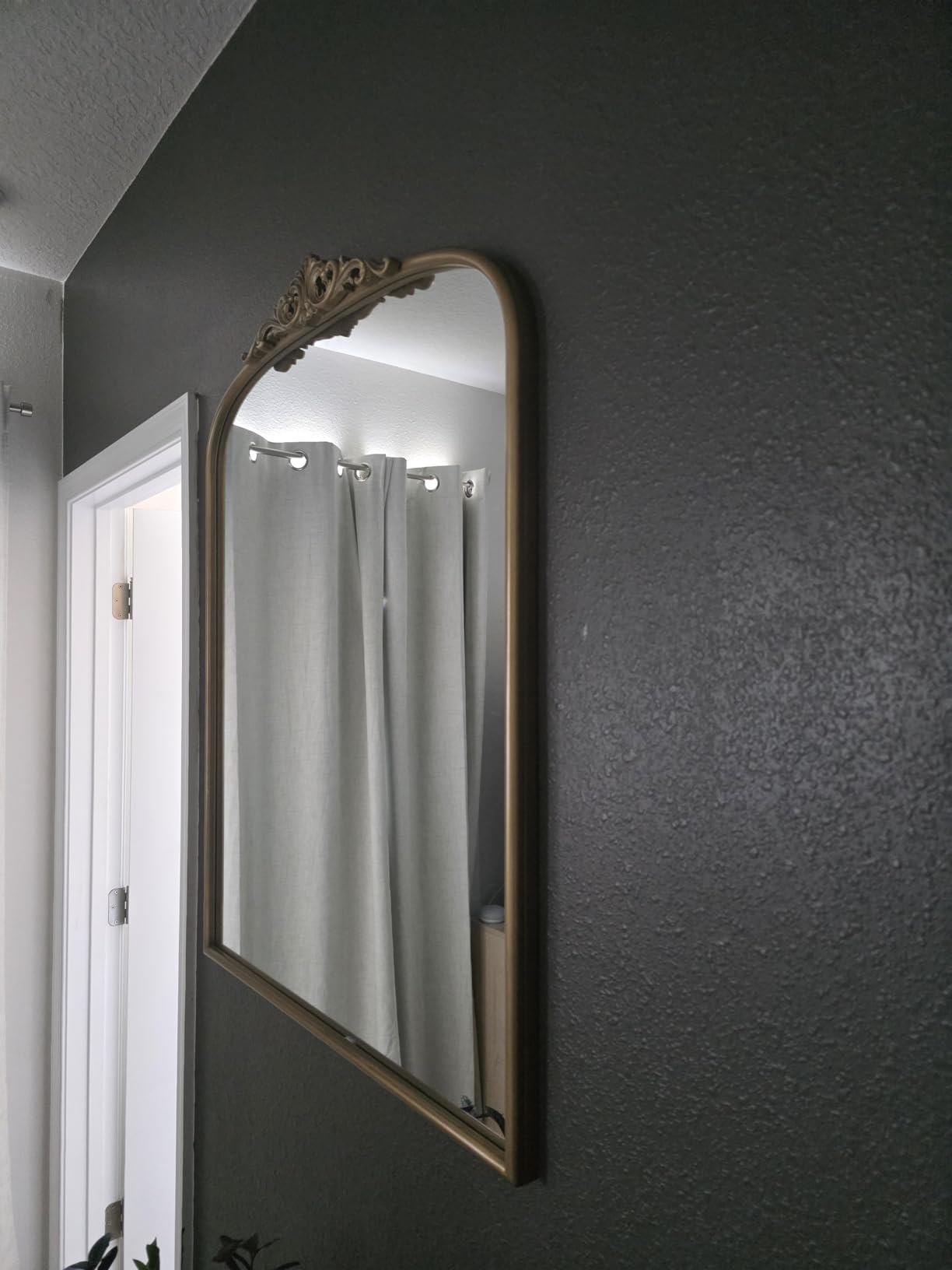 Vintage Baroque Arched Wall Mirror, 30