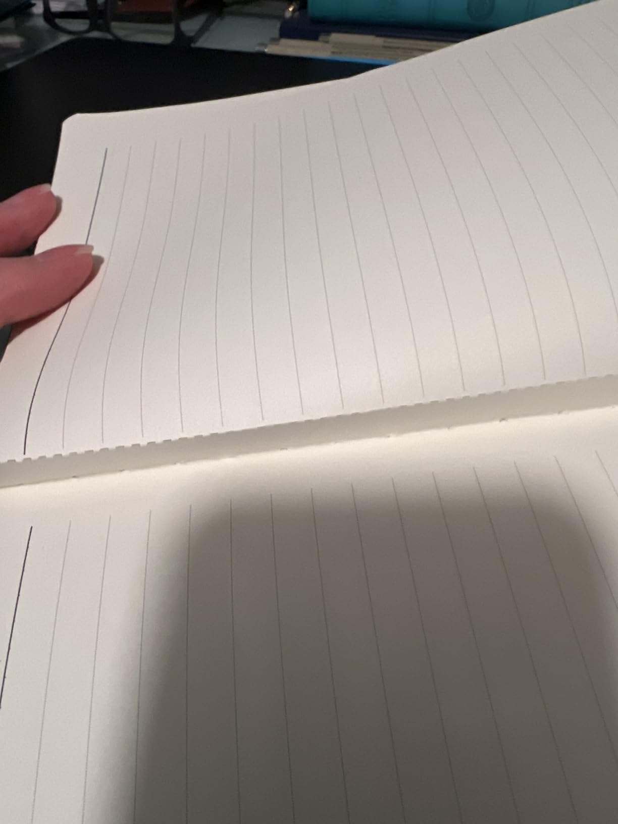 Bullet Dotted Journal Notebook, 360 Numbered Pages Dot Grid Notebooks 8.5 x 11, 100gsm Dot Paper Thick Hardcover Leather Journals for Writing Women Men, A4 Large Bullet Dotted Notebooks for Work Black customer photo 2