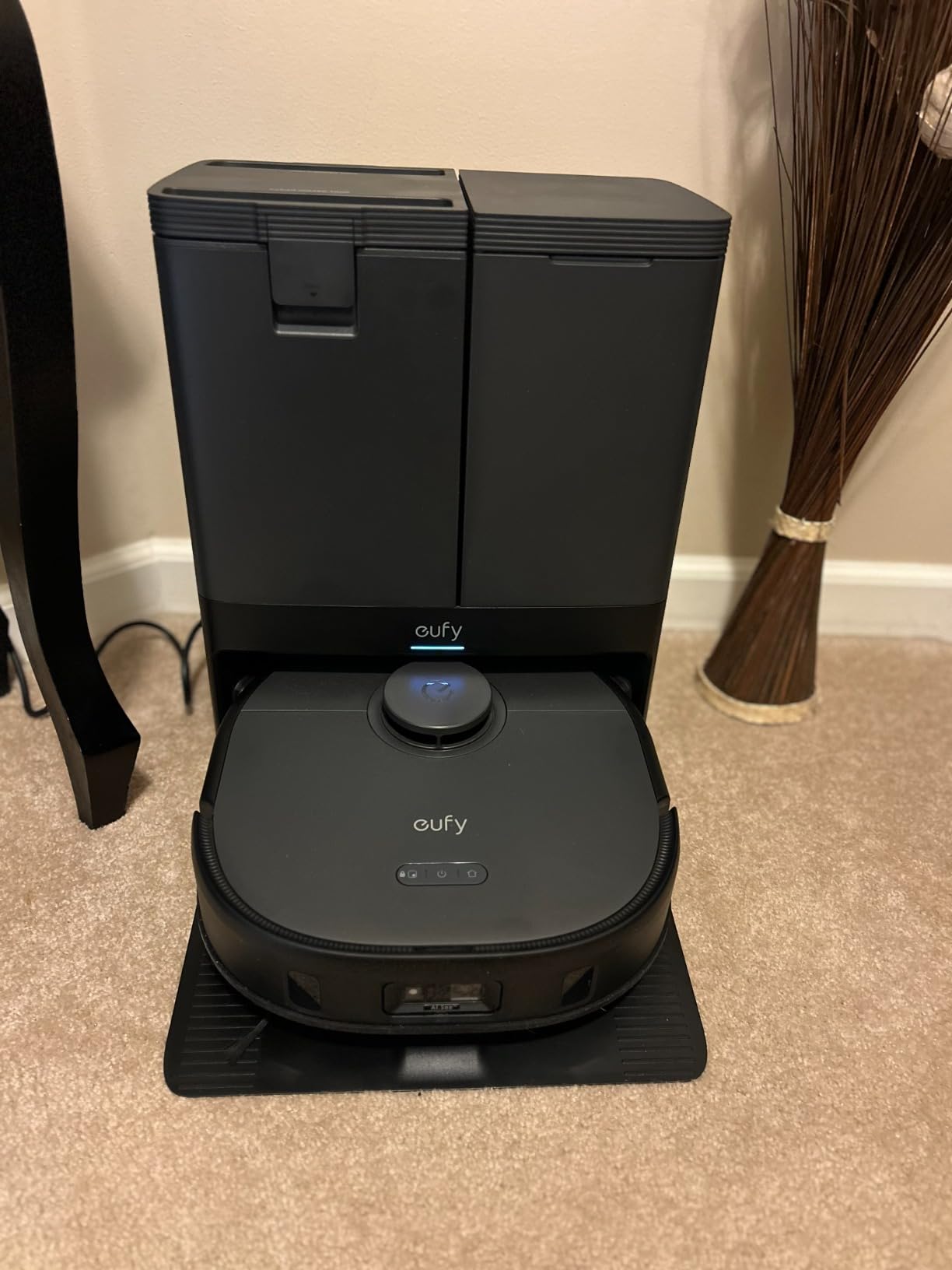 eufy X10 Pro Omni Robot Vacuum and Mop Combo, Incredible Suction, Dual Mops with 12 mm Auto-Lift and Carpet Detection, AI Obstacle Avoidance, Auto Mop Washing&Drying, Self-Emptying, Self-Refilling customer photo 2