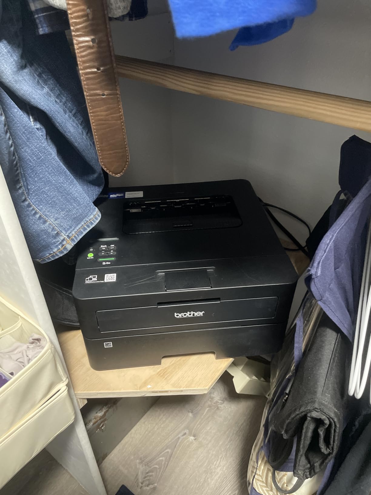Brother HL-L2460DW Wireless Compact Monochrome Laser Printer with Duplex, Mobile Printing, Black & White Output customer photo 1