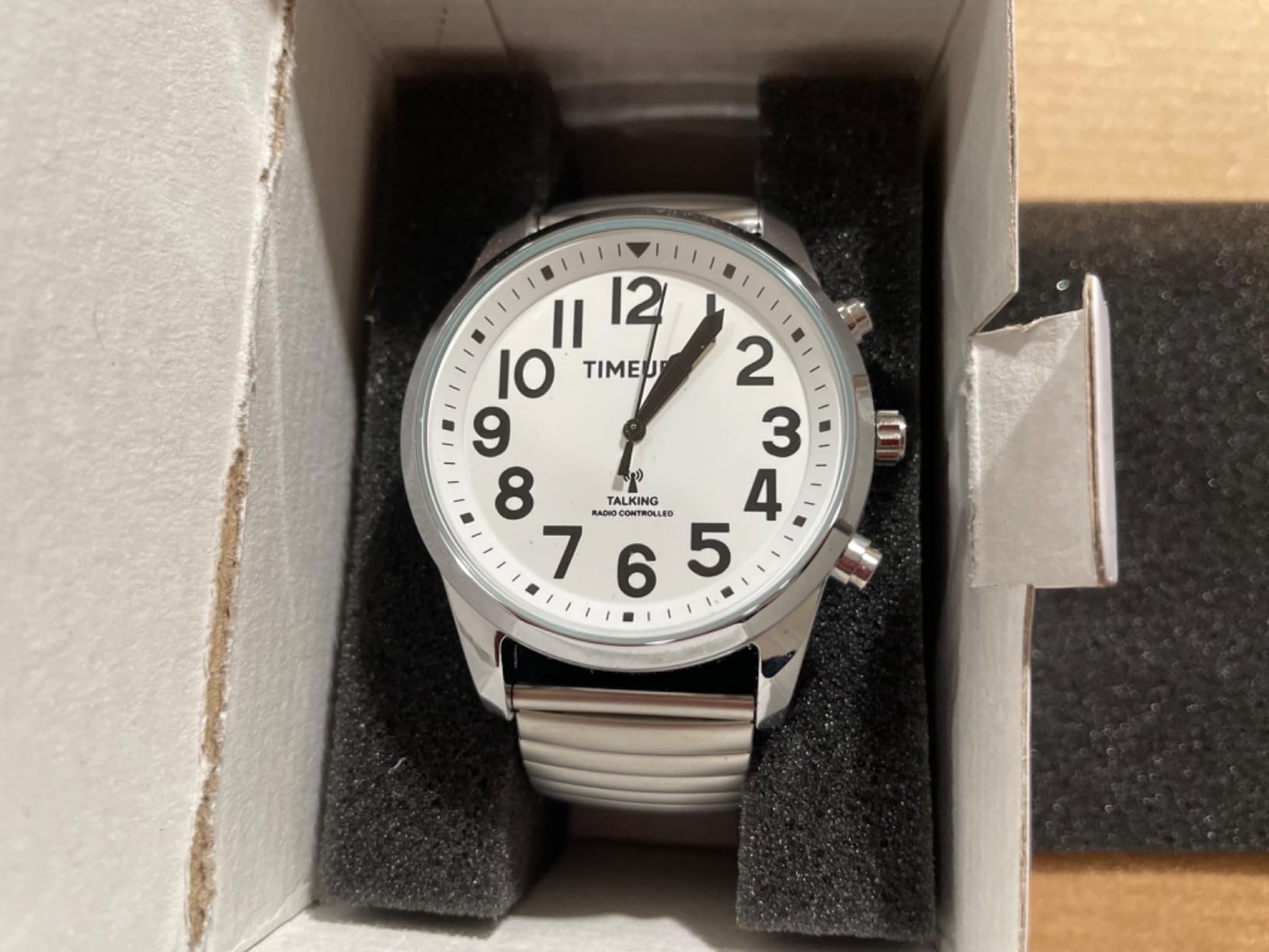 Talking Watch with Jumbo Numbers self-Setting for Blind Men, Seniors, Visually impaired, or Elderly, Father's Gift TIMEURE-2211 customer photo 2
