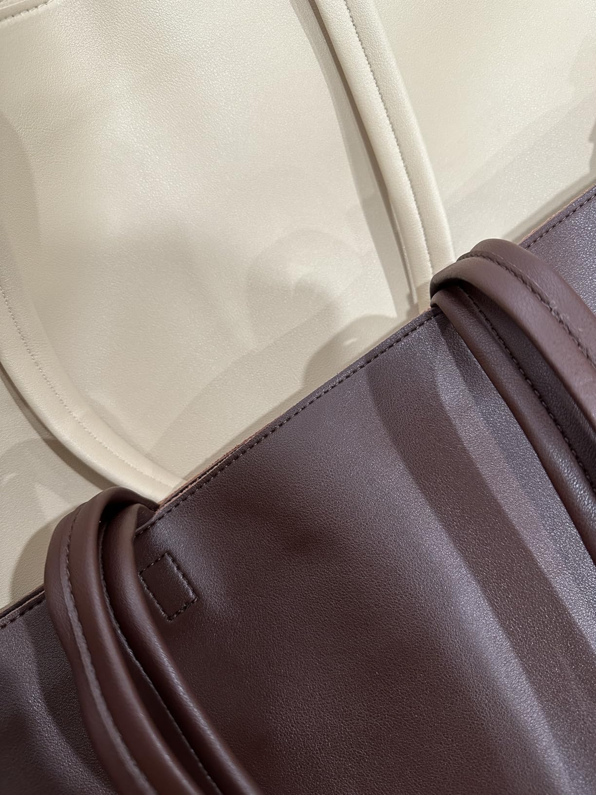 KALIDI Tote Bag Zipper Shoulder Bag Faux Leather Purses Satchel for Women Casual Handbag Work Dating College customer photo 1
