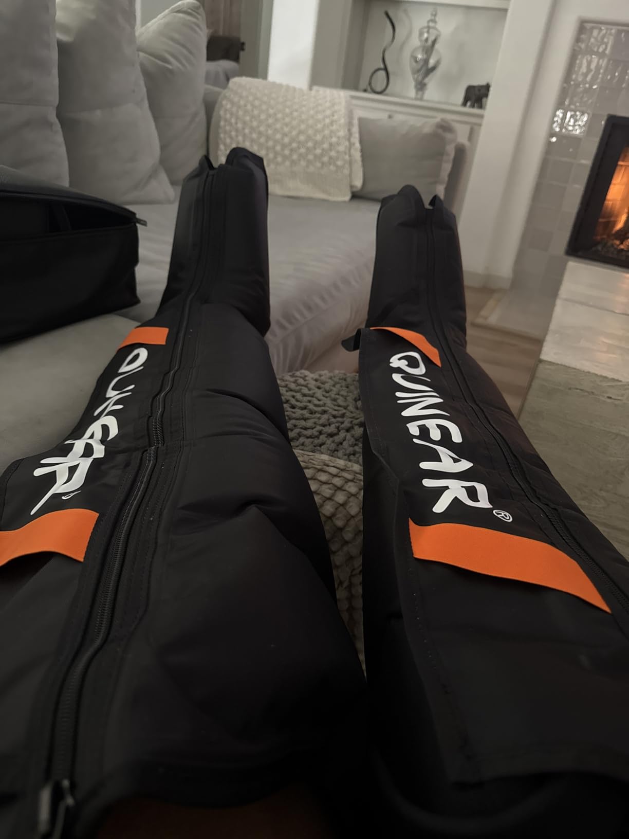 QUINEAR Professional Leg Recovery System, Cordless Air Compression Boots with Sequential Compression customer photo 1