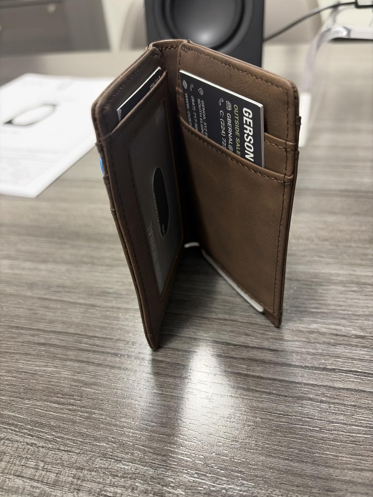 BULLIANT Magnetic Closure Slim Wallet-Genuine Leather Front Pocket Wallet for Men,RFID Blocking,Holds 12 Cards and Money Clip customer photo 1