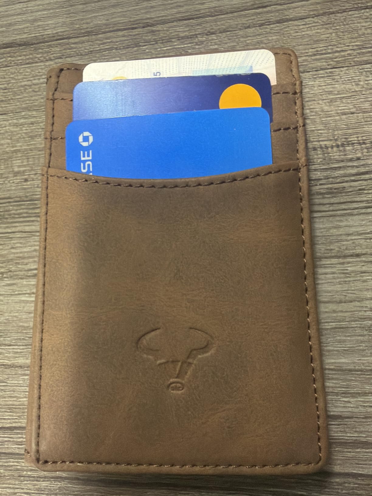 BULLIANT Magnetic Closure Slim Wallet-Genuine Leather Front Pocket Wallet for Men,RFID Blocking,Holds 12 Cards and Money Clip customer photo 2