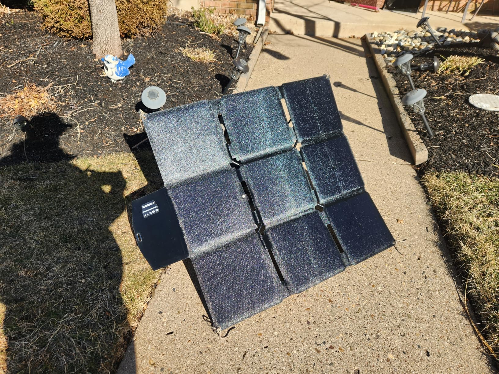 [Upgraded] Foldable Solar Panels 50W Portable Solar Panel Charger 3 Output Ports (USB-A USB-C DC) Folding Solar Panel for Camping Hiking RV Outdoor Activities customer photo 2