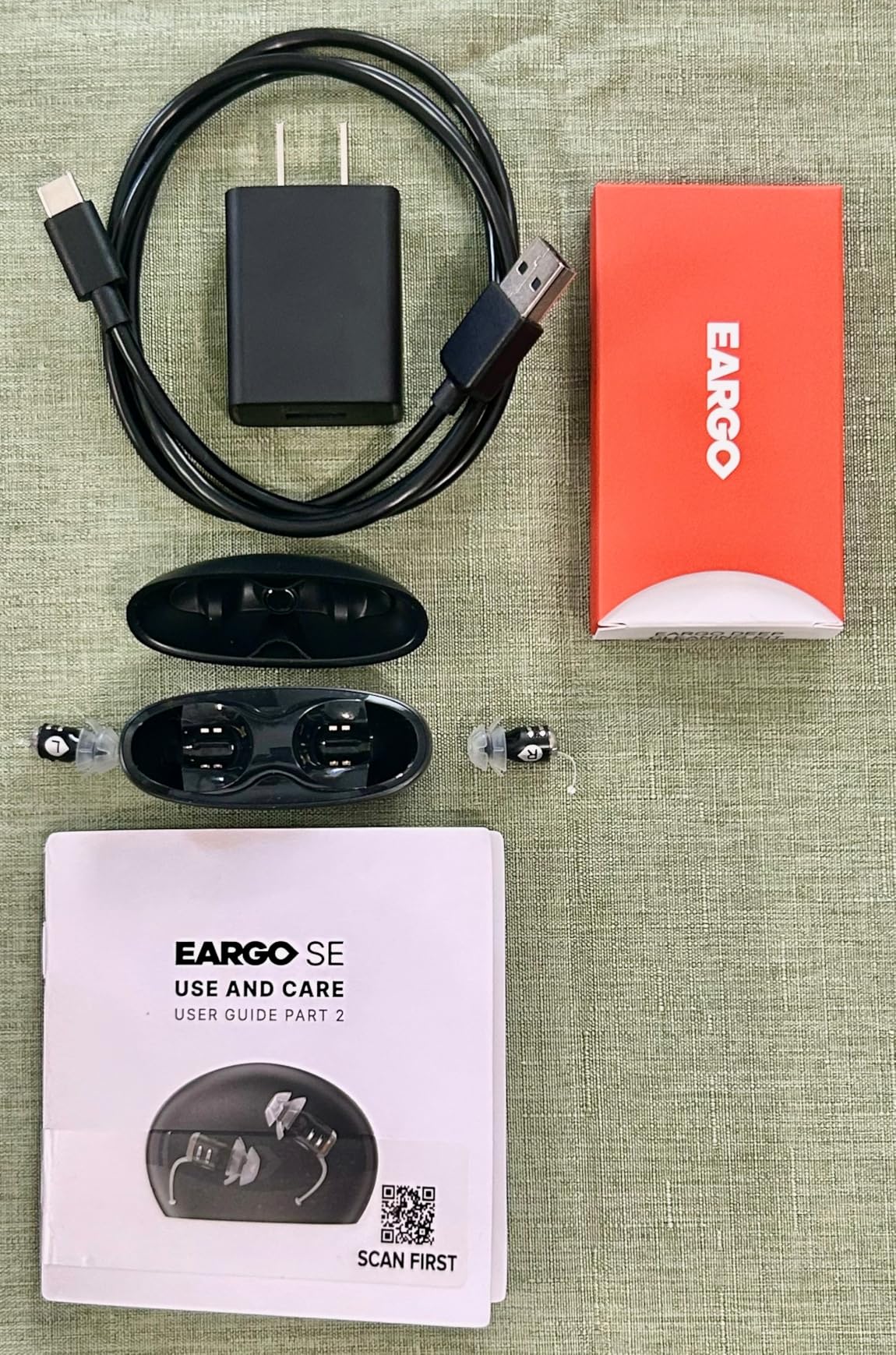 EARGO SE Self-Fitting FDA-Cleared OTC Adult Hearing Aids - Virtually Invisible CIC, Rechargeable, Lifetime Customer Support customer photo 1