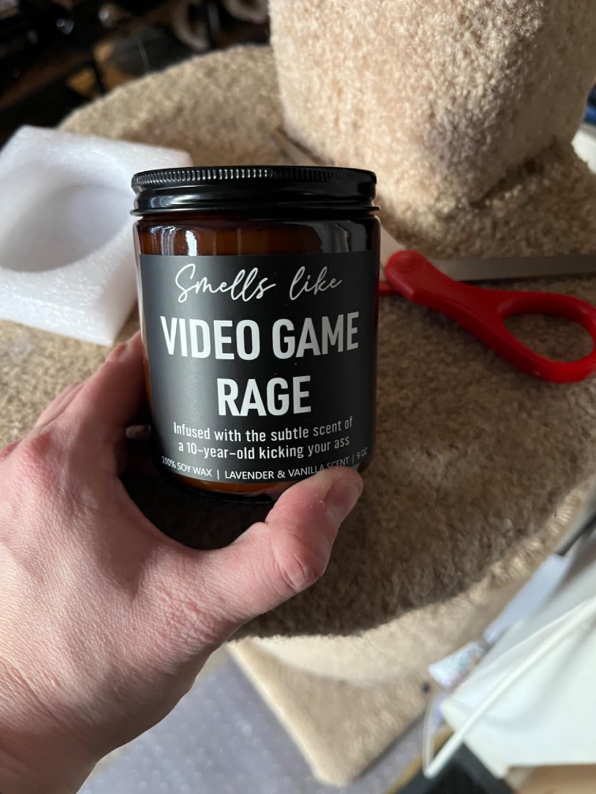 Funny Video Game Candle, Gamer Gifts, Gaming Gifts for Men, Teenage Boys, Video Game Lovers, Cool Birthday Presents for Gamers customer photo 1