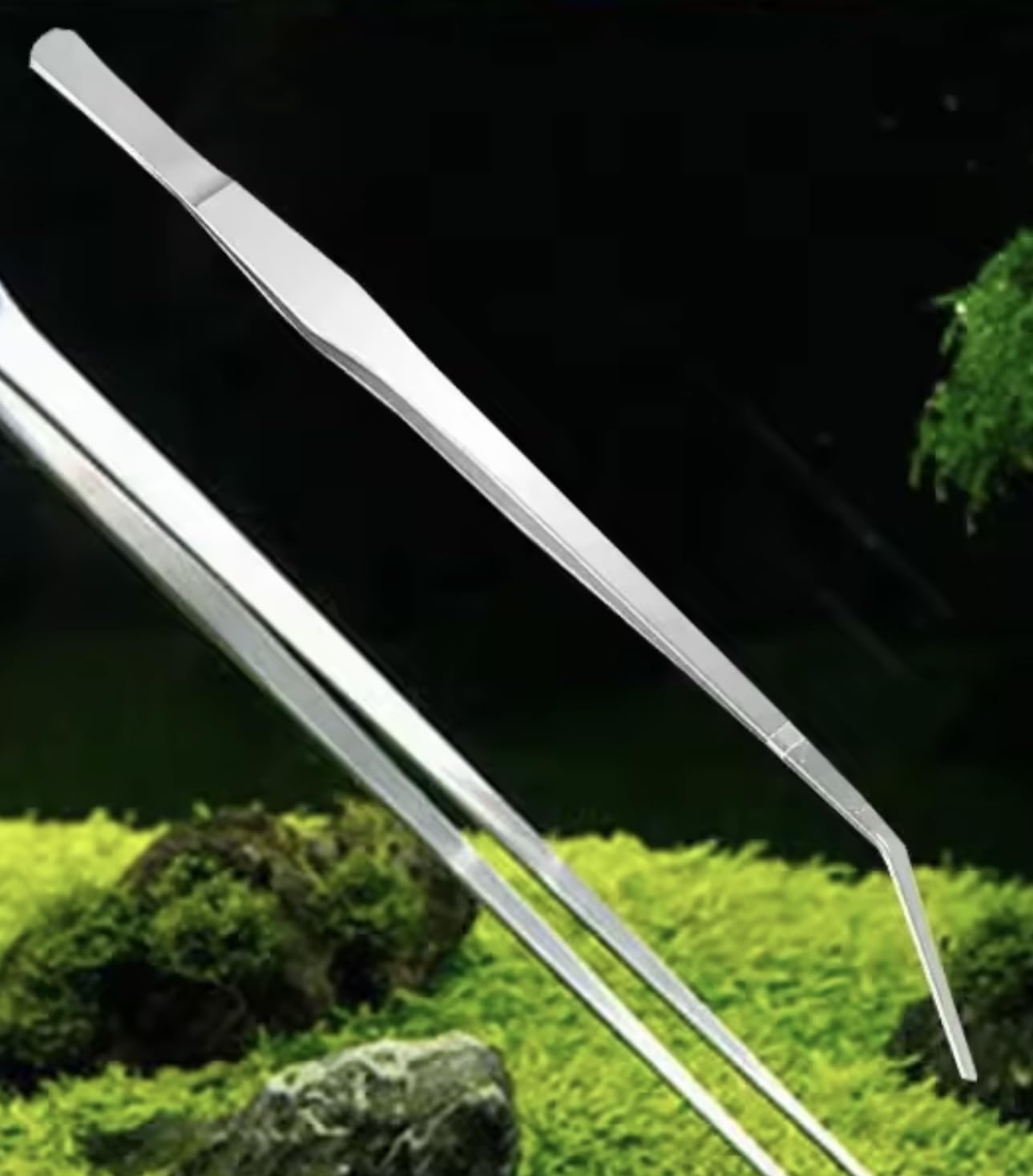 Fri4Free 2PCS Long Aquarium Tweezers - 10.6