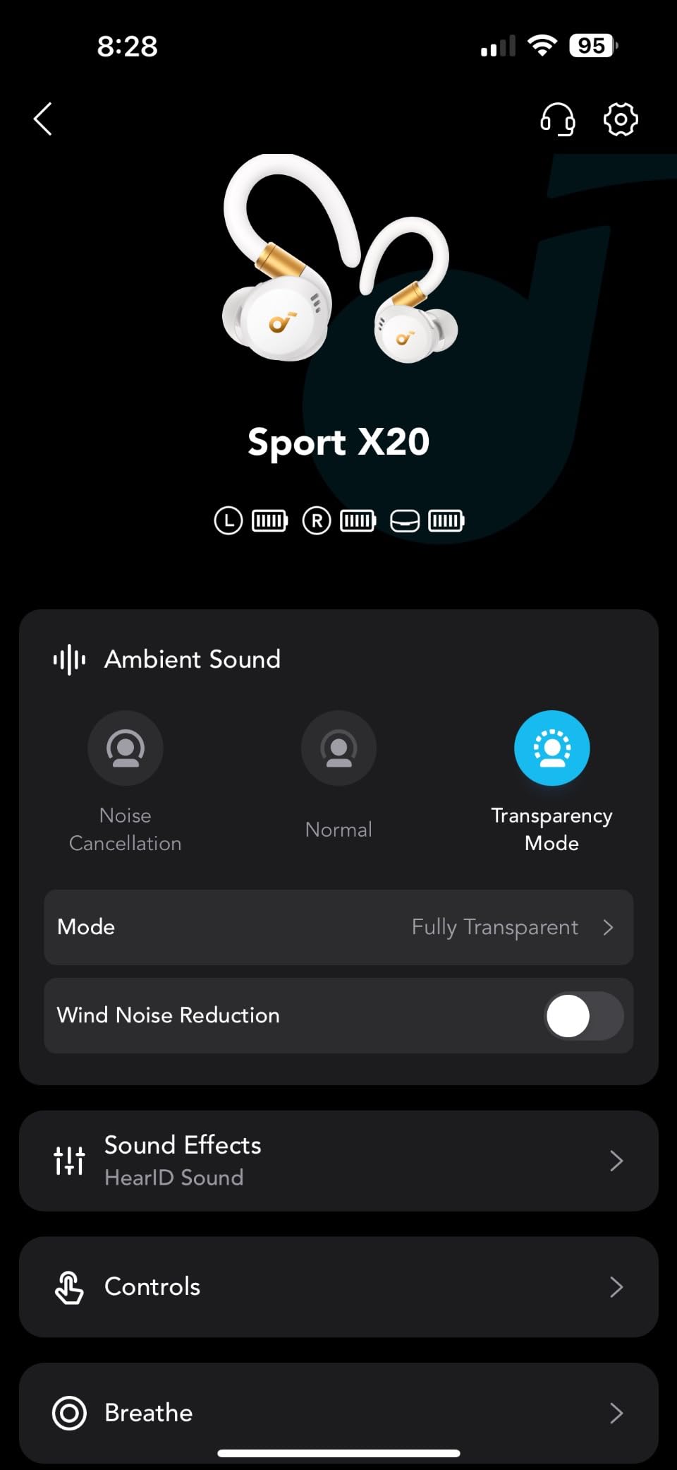 Soundcore Sport X20 by Anker, True-Wireless Workout Earbuds, Rotatable and Extendable Ear Hooks, Noise Cancelling, Deep Bass, IP68 Waterproof, Sweatproof, Dustproof, 48H Play, Sport Earbuds for Gym customer photo 2