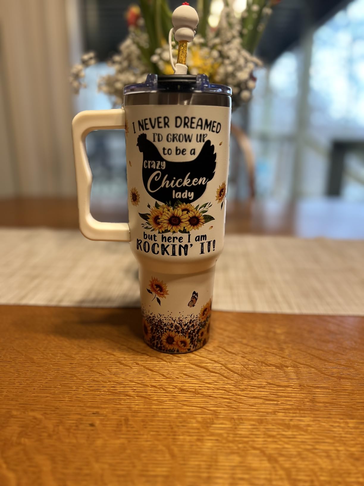 Gardening Gifts For Women - Gifts For Gardeners Woman - Christmas, Birthday, Mothers Day Gift For Gardeners, Plant Lady Gift - 40Oz Tumbler With Handle & Straw customer photo 2