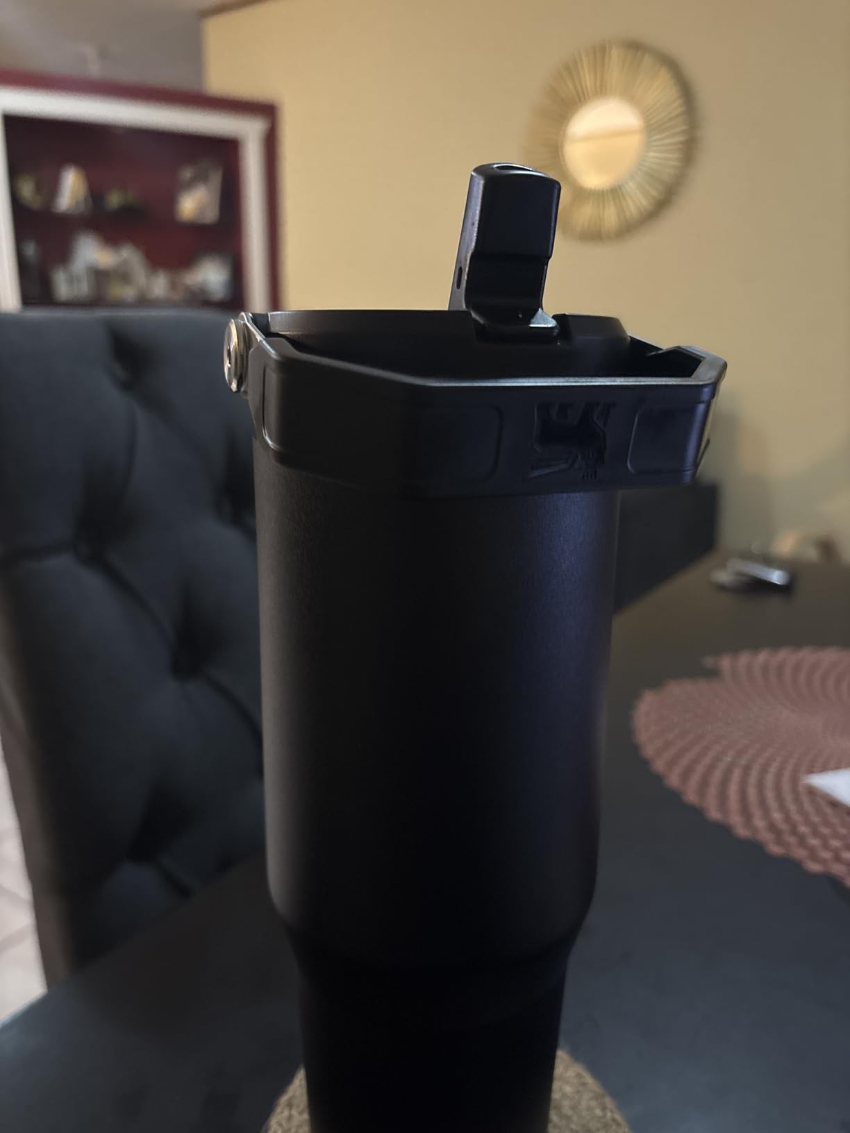 Stanley IceFlow Flip Straw Tumbler with Handle 30 oz | Twist On Lid and Flip Up Straw | Leak Resistant Water Bottle | Insulated Stainless Steel |BPA-Free | Black 2.0 customer photo 2