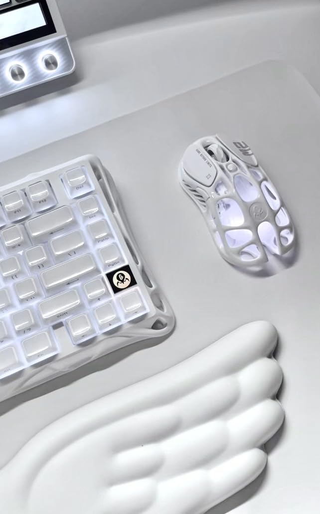 GravaStar Mercury M2 Wireless Gaming Mouse with 26,000 DPI, PAW3395DM Sensor - 79g Lightweight Hollowed-Out Design - 5 Programmable Buttons - 5 Dynamic Lightsync RGB customer photo 1