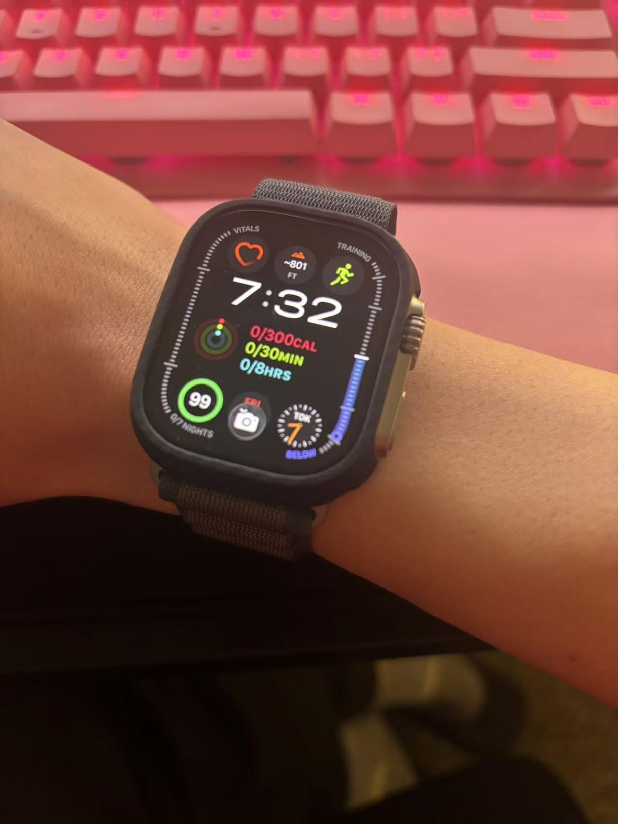 Apple Watch Ultra 2 GPS + Cellular Smartwatch with Rugged Titanium Case customer photo 1