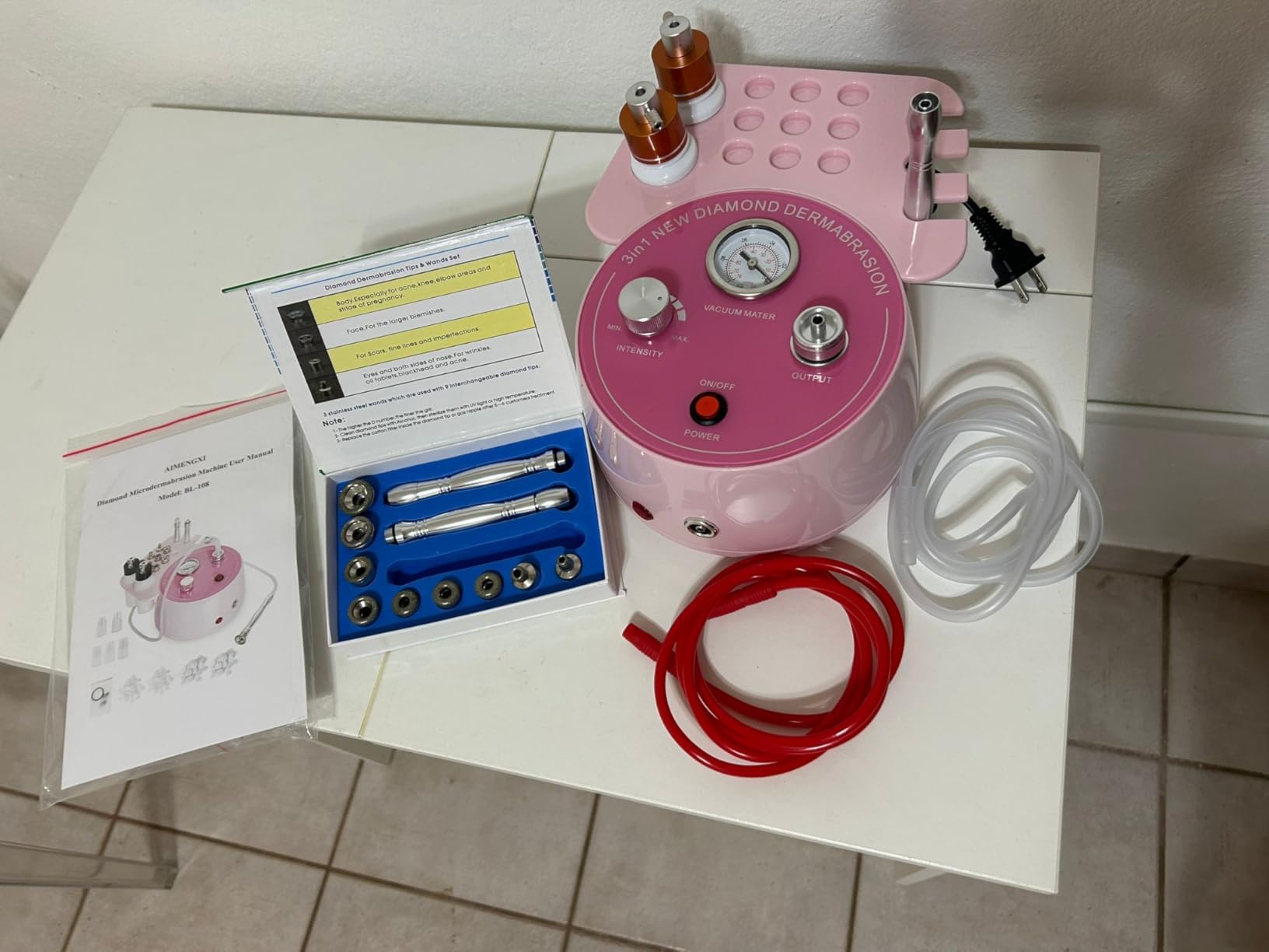 Water Oxygen Jet Beauty Machine Multifunctional Vacuum Machine Deep Clean Hydro Dermabrasion Facial Machine Home SPA Micro Bubble Cleansing Skin Care customer photo 2