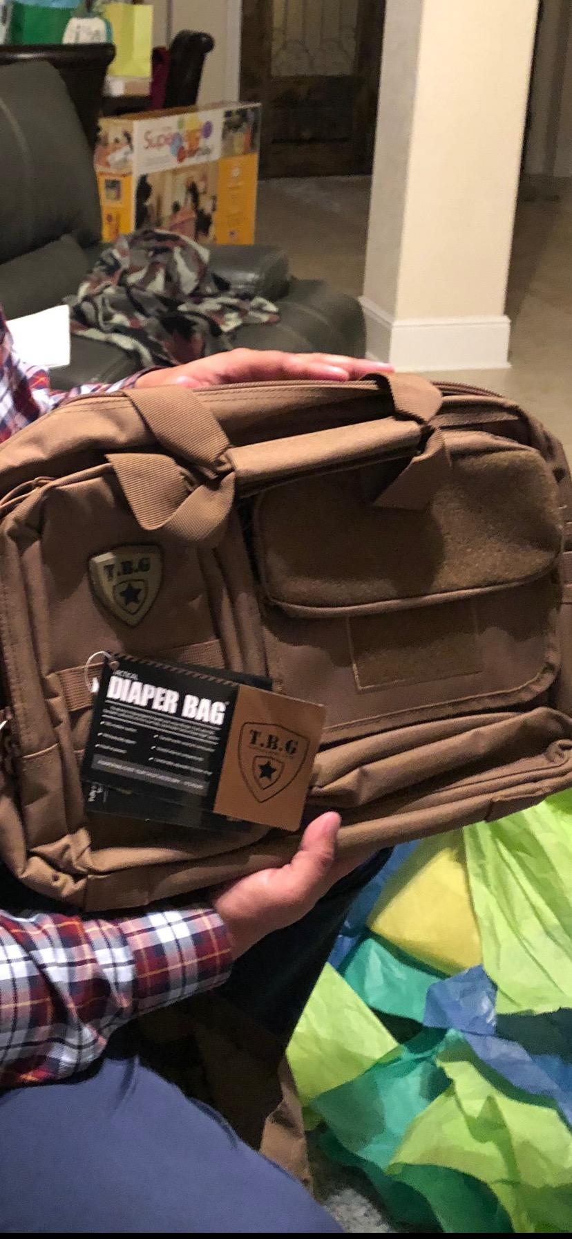Tactical Baby Gear 4th Gen Tactical Diaper Bag for Dads w/Included Changing Mat, Stroller Straps customer photo 2