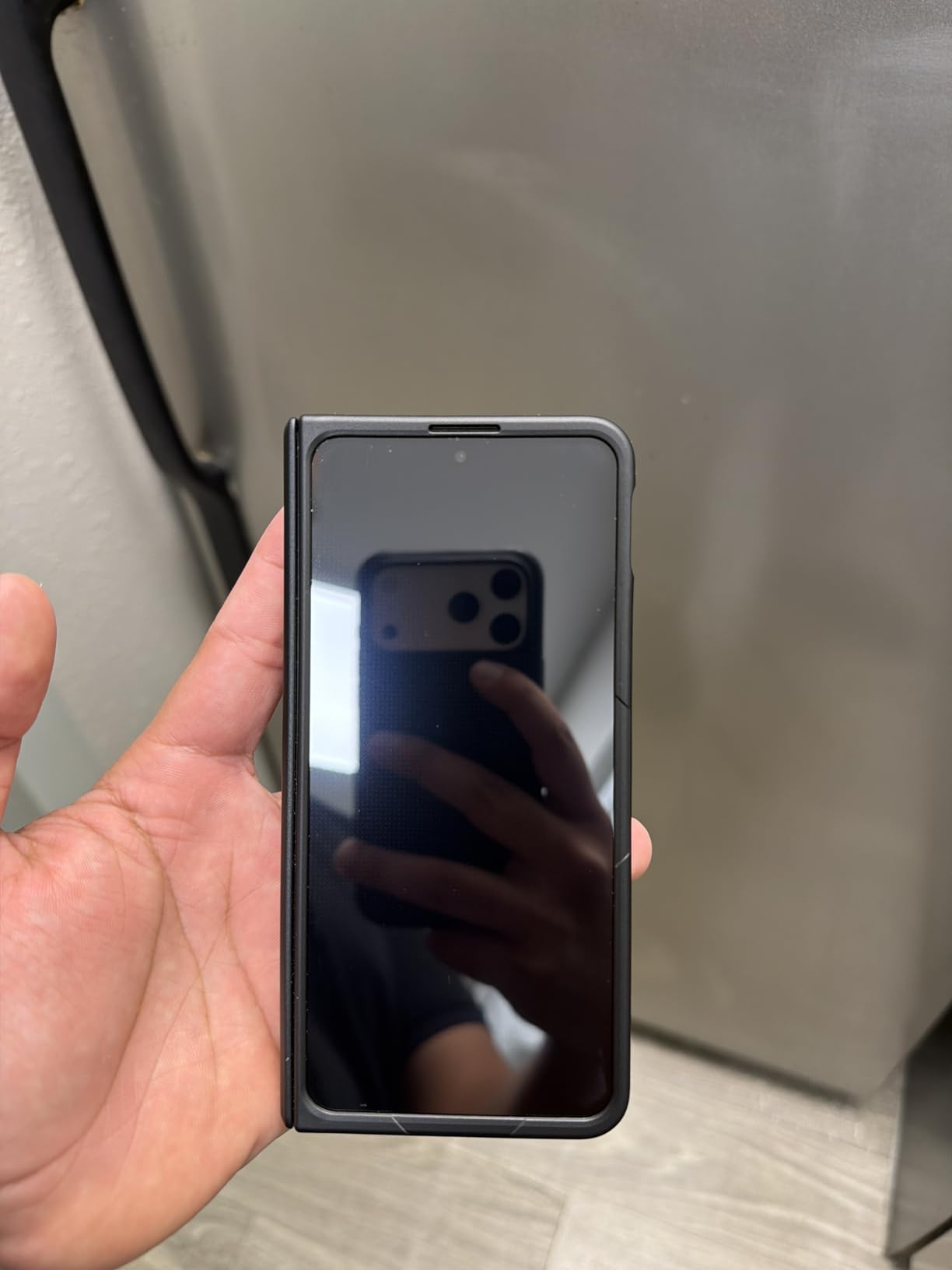 Supershieldz (2 Pack) Designed for OnePlus Open (2 Main Screen and 2 Front Screen) Screen Protector, High Definition Clear Shield (TPU) customer photo 1