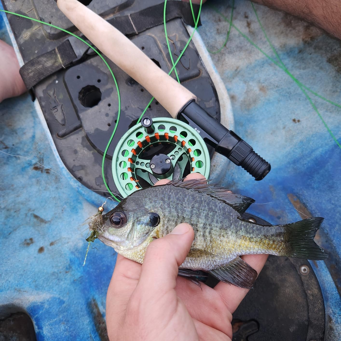 Sougayilang Fly Fishing Reel, Die Cast Aluminum Fly Reel, 5/6, 7/8, Weight Saltwater Fly Reels customer photo 2