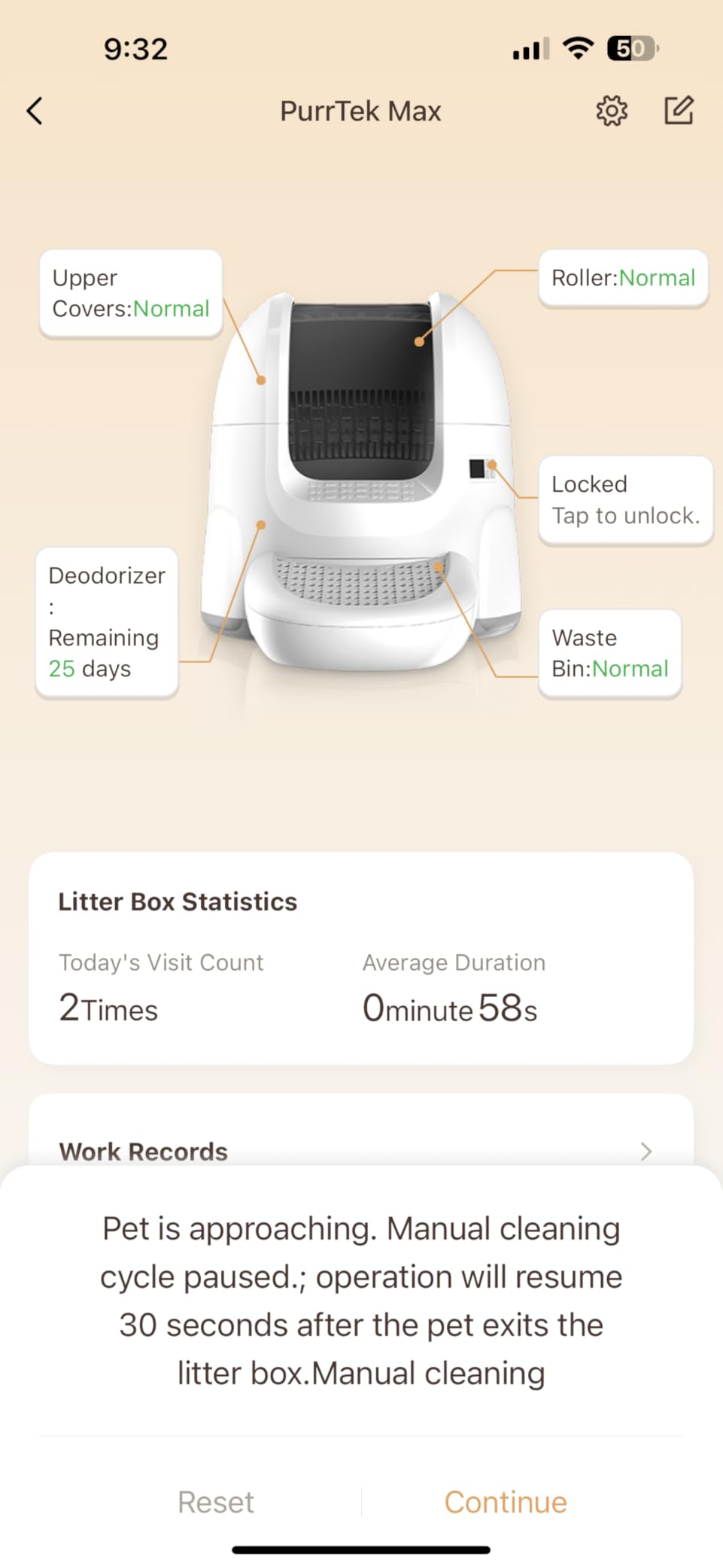 Petcove Automatic Self Cleaning Litter Box - PurrTek Smart Automatic Litter Box for Multi-Cat Homes with Smart App Control (5GHz Wi-Fi), Triple Odor Control Quiet Operation & Advanced Safety Sensors customer photo 1