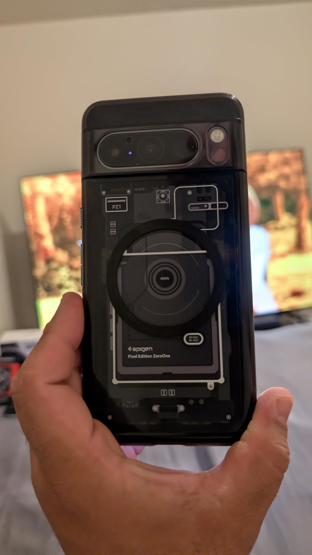 Spigen for Pixel 9/9 Pro Case, Ultra Hybrid[Anti-Yellowing] [No Magnet Ring] - Clear customer photo 2