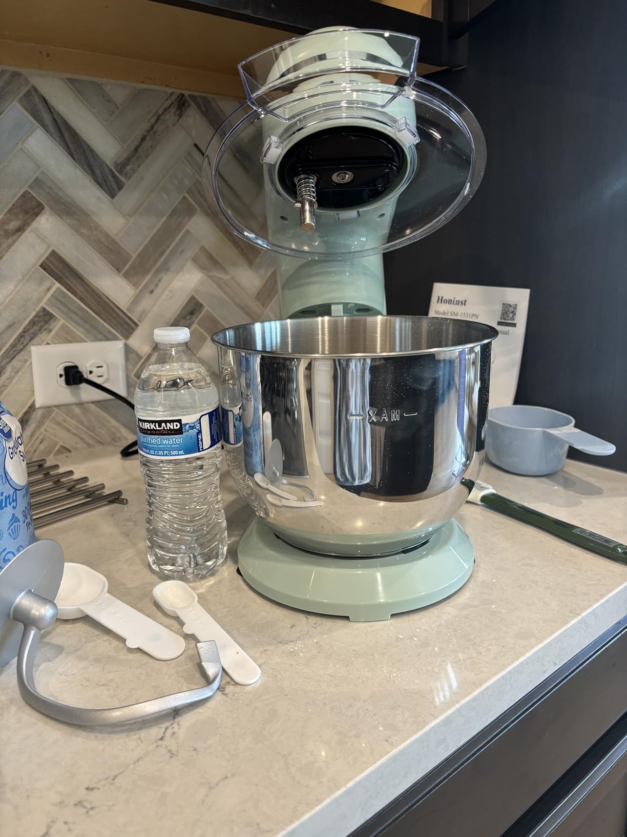 Honinst Stand Mixer, 6.5QT 10-Speed Tilt-Head Electric Stand Mixer customer photo 1