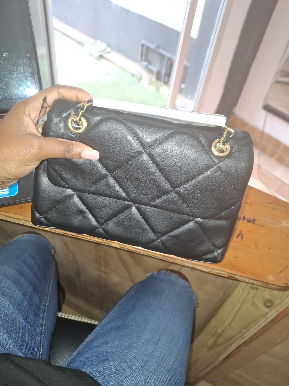 Gladdon Quilted Crossbody Purses for Women Small Ladies Shoulder Bags with Chain Trendy Clutch Purse Cute Designer Bag customer photo 1