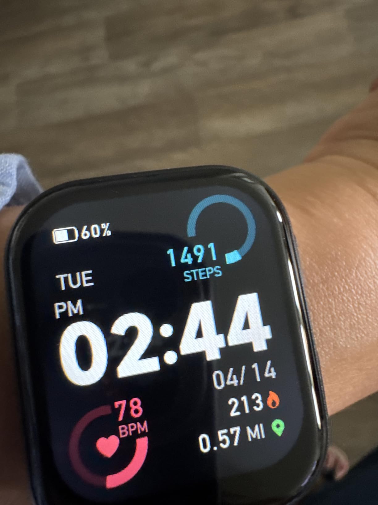 FITVII Health & Fitness Tracker (Answer/Make Calls), Smart Watch with 24/7 Heart Rate and Blood Pressure, Sleep Tracking, Blood Oxygen Monitor, 120+ Sport Modes Activity Tracker for Women Men customer photo 2