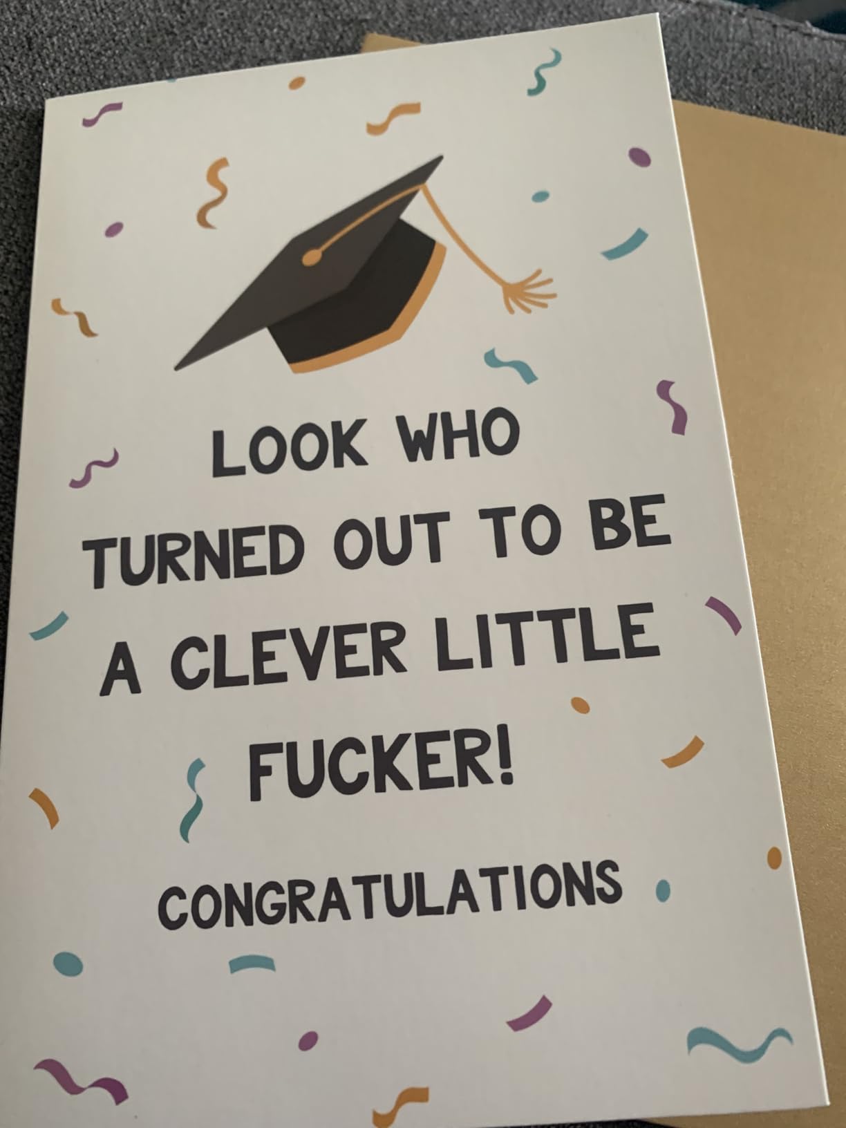 Chenive Doctorate PhD Graduation Card for Her, Funny Doctor Gifts for Women, Medical School Graduation Card, Congratulation Card for Doctoral Graduates, It's Dr Actually customer photo 1